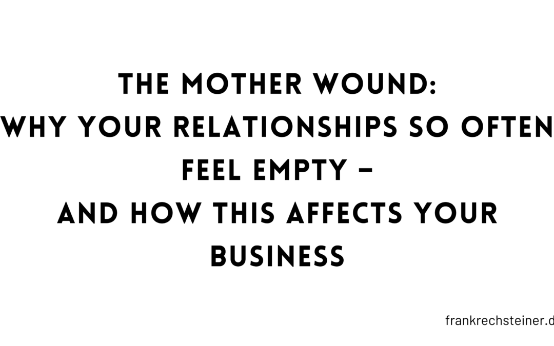 Why your relationships so often feel empty